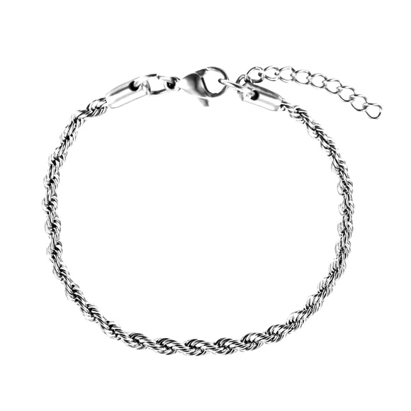 Stainless Steel Rope Bracelet - Picture 1 of 4